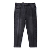 Jean texturé classique pour homme grande taille